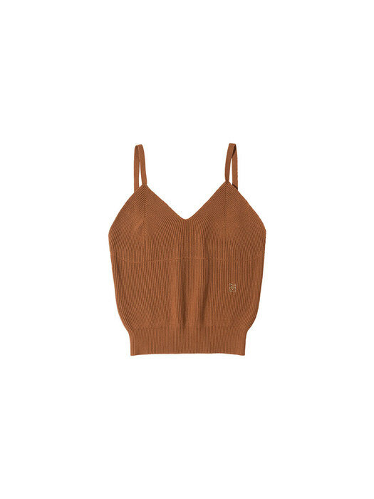 SIKN2060 BCI cotton bustier_Brown