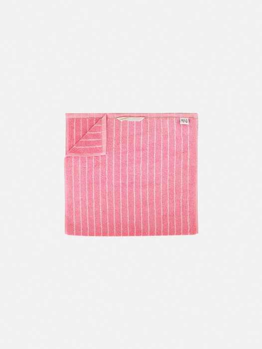Face Towel - Stripe Powderpink
