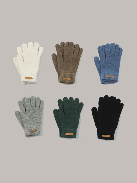Minimal Wool blend Gloves - 6 color