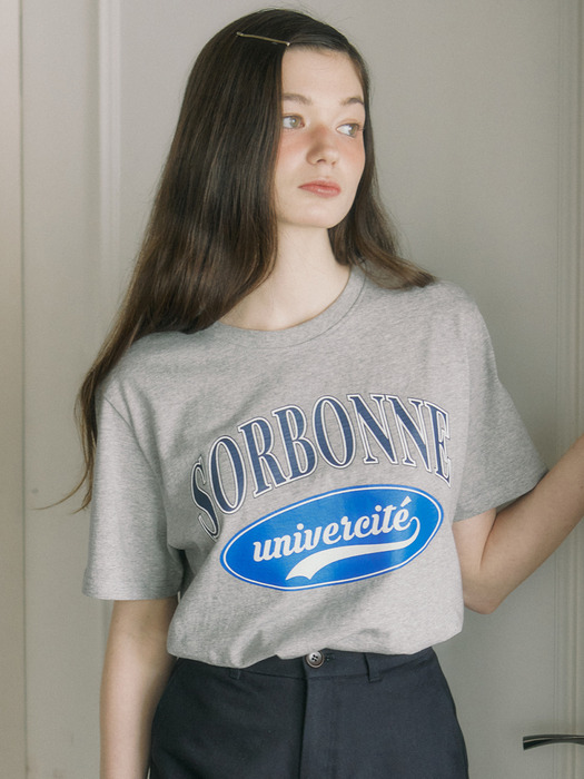 Sorbonne T-shirt - Melange Grey