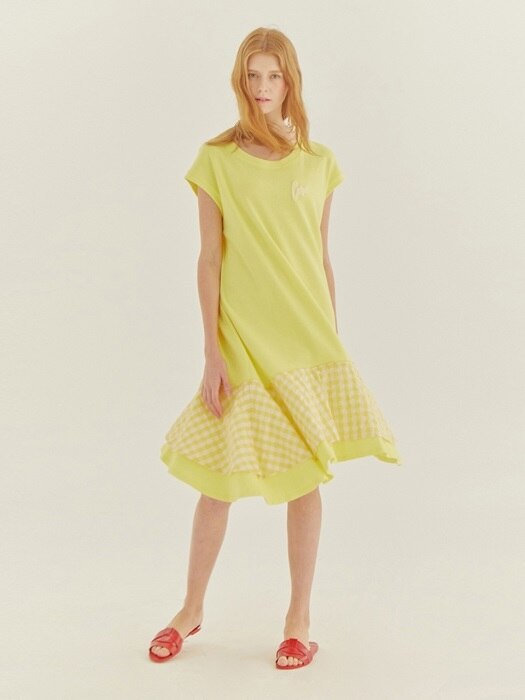 LOVE JERSEY DRESS (YELLOW)