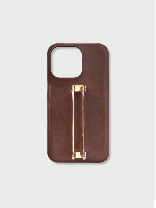 Phone Case Liney Chocolate Brown