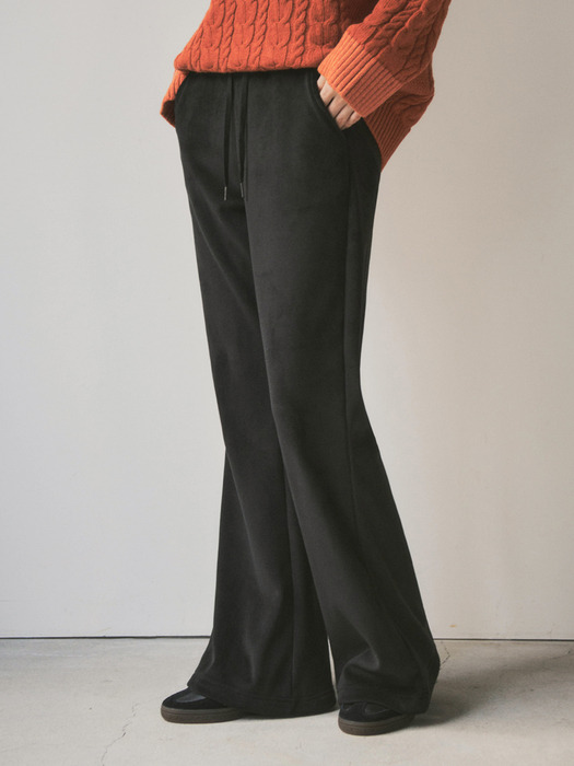 Every Day Soft Boot-cut Trousers_CTB511(Black)