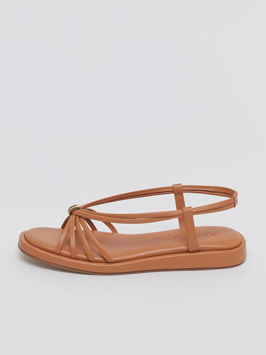 Knotted sandal(Golden coral)