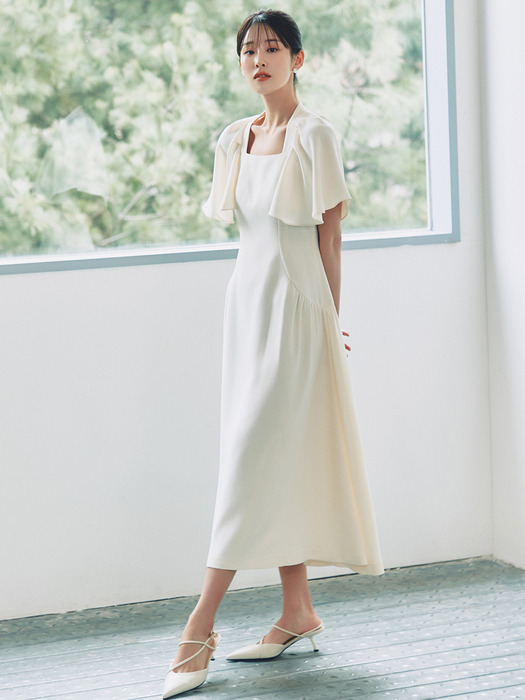 polina / Cape Sleeve Dress(3color)