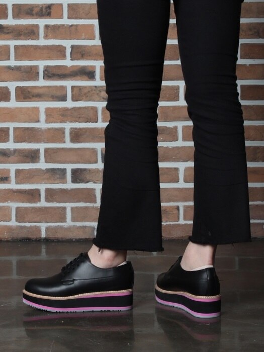 classic plain loafer ( black )