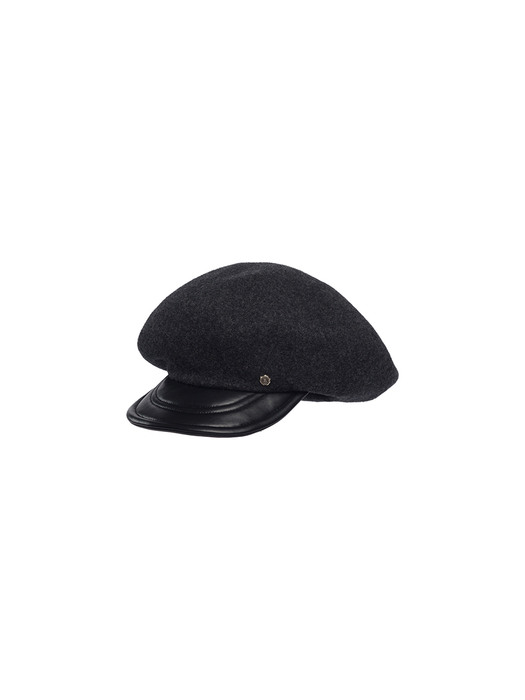 Iconic duck beret - Charcoal/Black
