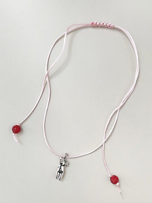 My dream body string necklace (Silver+2color)