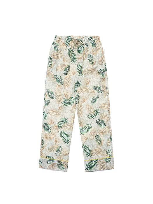 Relief Leaf Pajama Set