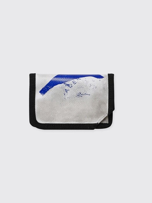 Trace tape logo coin wallet White