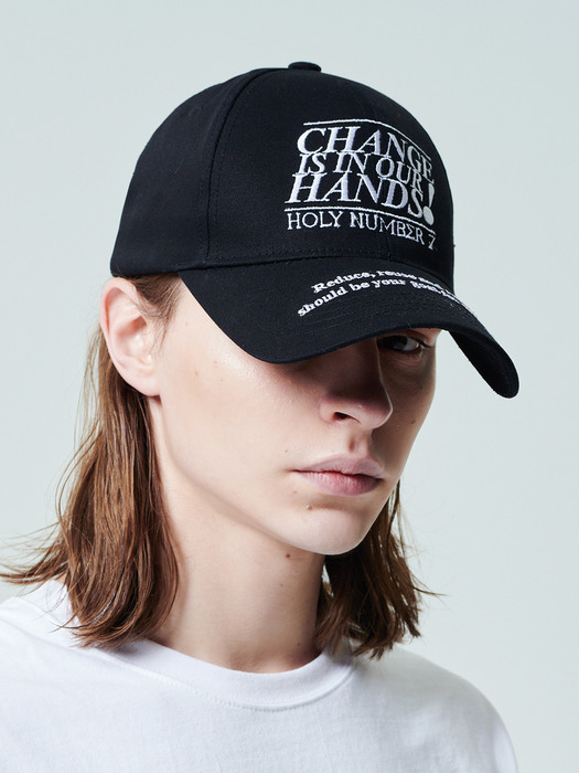 CHANGE IS IN OUR HANDS” CAMPAIGN CAP_Black