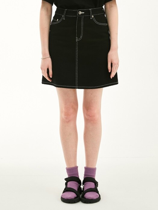 CARPENTER SKIRT HS [BLACK]