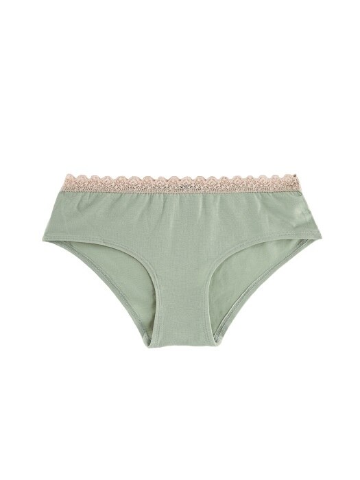FIONA LACE HIPSTER - OLIVE