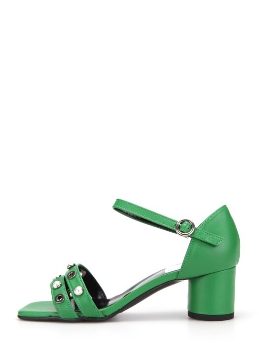 PEARL SANDAL/GREEN