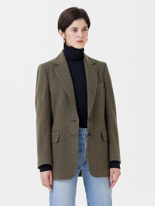 CLASSIC CHECK JACKET GREEN
