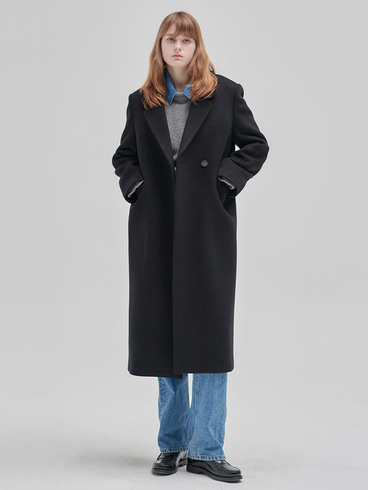23WN winter basic coat [BK]