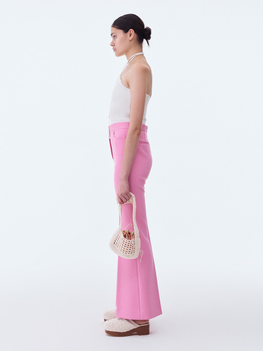 COSTA FLARED PANTS (PINK)