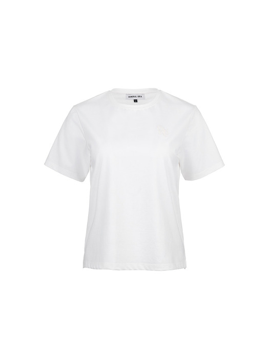 GNRL 실켓 스판 티셔츠 [WHITE] / WBD1L01503