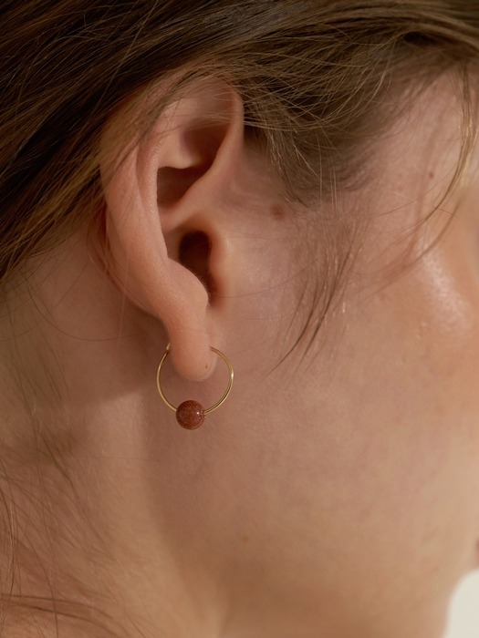 Gemstone drop Earrings