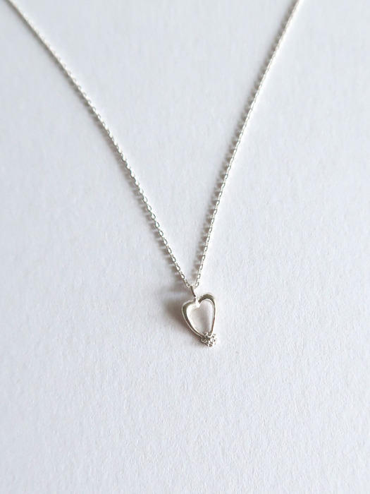 Tiny heart necklace [silver/gold]