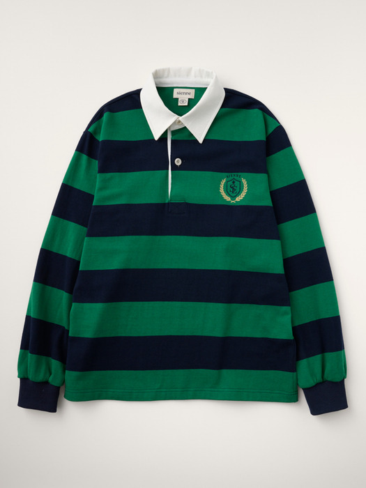 Preppy Stripe Shirt (Green)