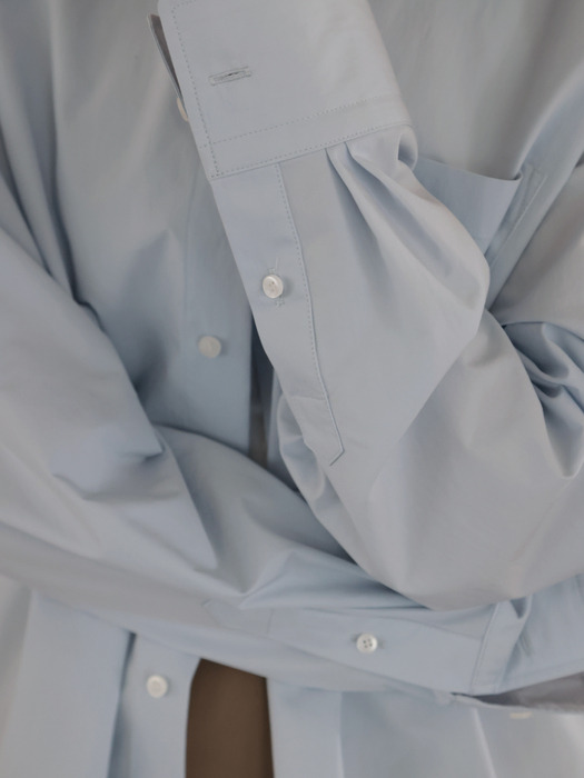 All-Day Oversized Shirts (Skyblue)