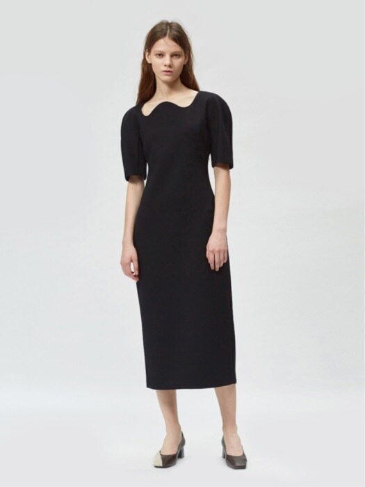 17FW STRUCTURED DRESS
