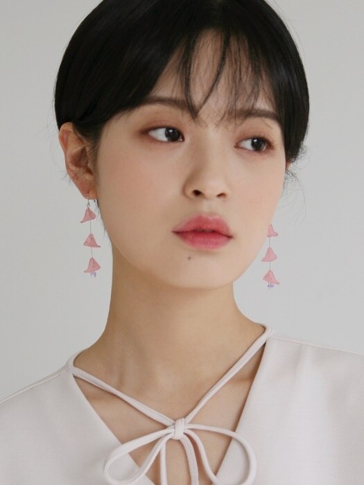 triple flower earrings