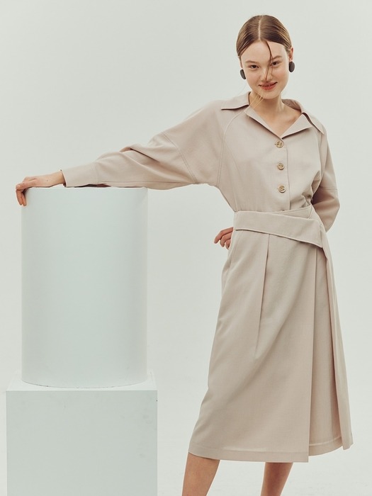 calla-shaped wrap skirt VWSKLC4100