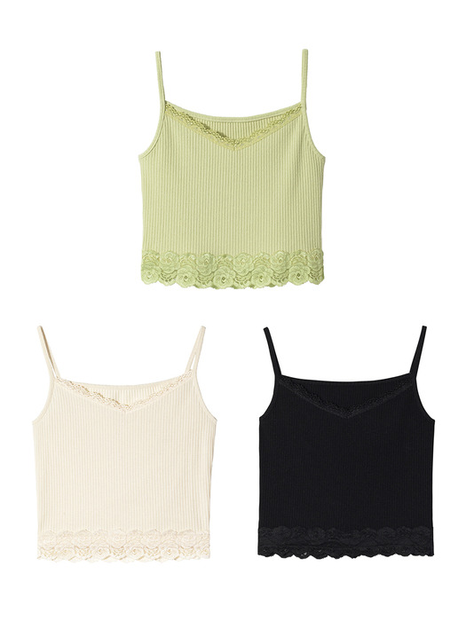 CROP SLVLESS KNIT TOP_3COLORS