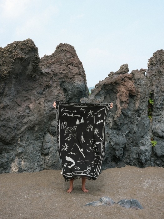 [Eco blanket] Mallorca - Black