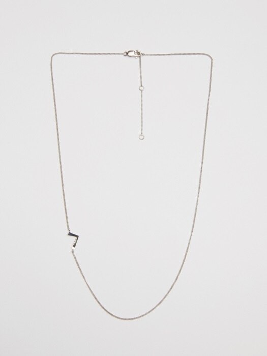 Hanguel Alphabet Silver Necklace