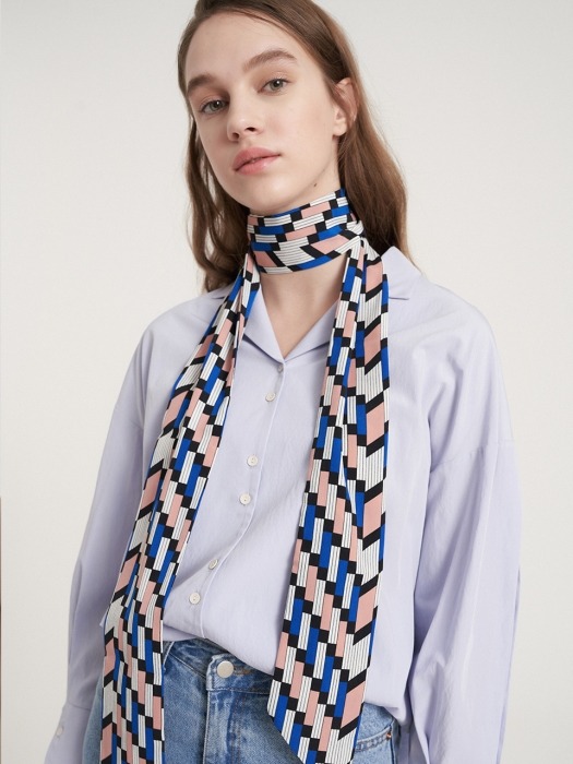 Floor tie scarf 3color