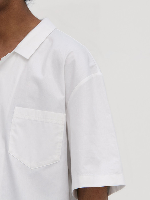 Stay Pajamas Short Sleeve Shirts - True White