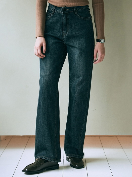 CLASSIC WASHED PANTS_BLUE