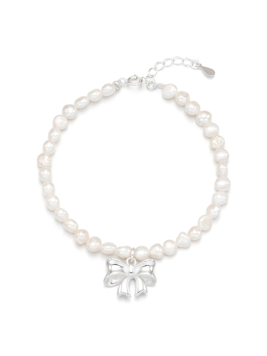 camille ribbon pearl bracelet