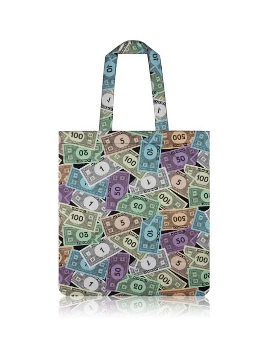 Monopoly Money Flat Tote Bag