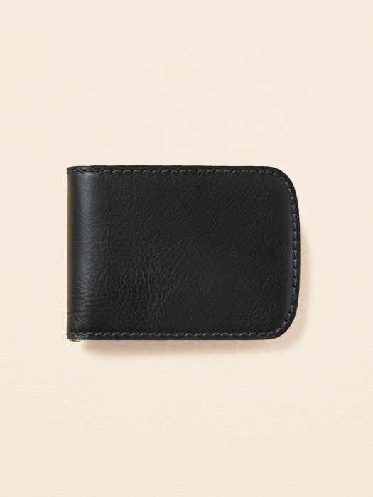 수제가죽 반지갑Bifold wallet JB812-006(bk)