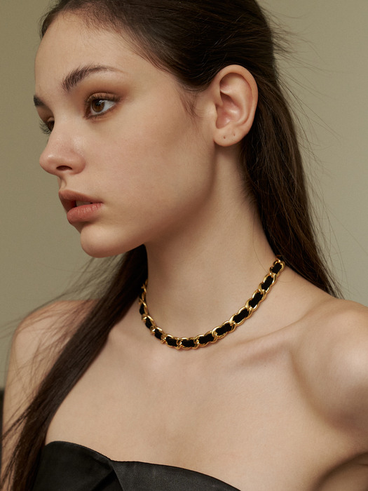 gold chain choker necklace