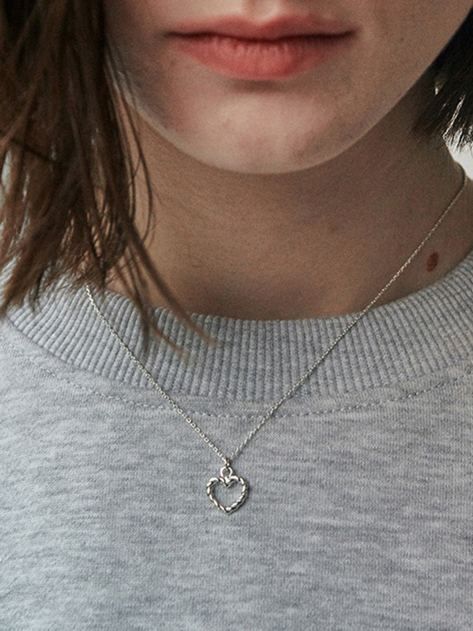 [925 silver] Un.silver.143 / churro necklace (silver)