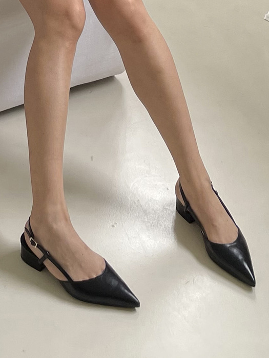 Sep_Classy Leather Slingback Low Heel_F23PM30_3colors
