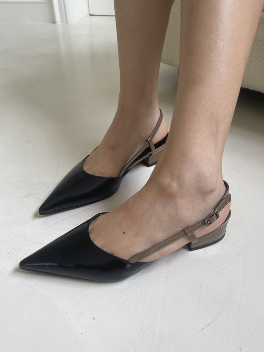 Sep_Classy Leather Slingback Low Heel_F23PM30_3colors