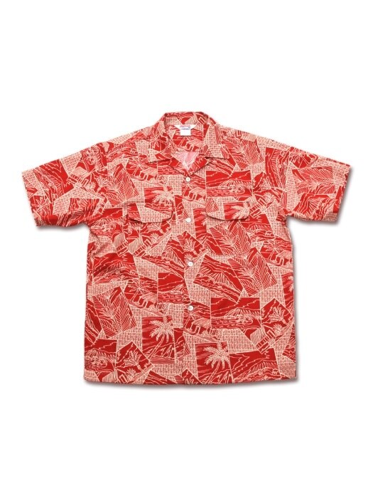 17 hawaiian shirts -red-