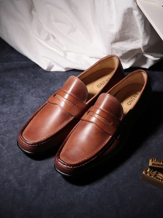 Penny Loafer Soft Brown Driving#0110 