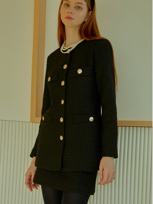 [단독기획] Beata Wool Tweed Skirt_3colors
