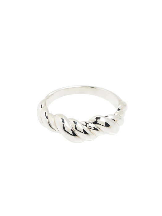 3LAYERS TWIST RING SILVER/VERMEIL