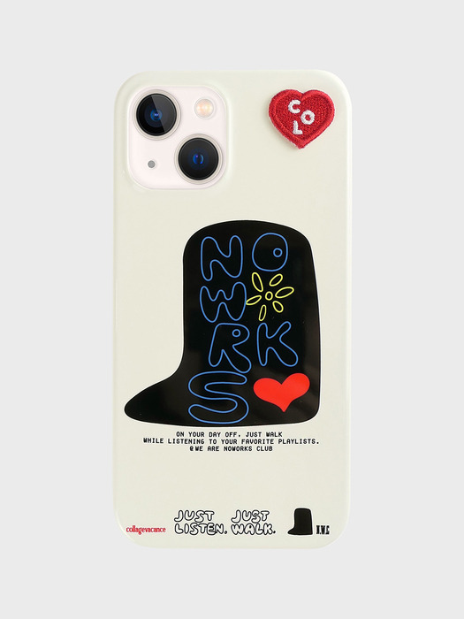 No Works Club* Heart Wappen Point Phonecase (3type)