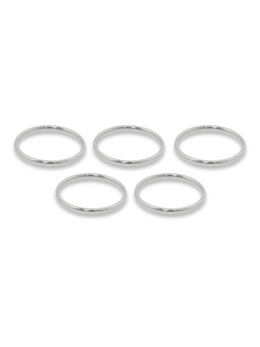 [5SET] WIL402 Daily a Five-piece Ring