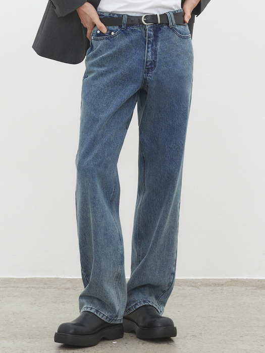 Dawn Semi Wide Jeans DCPT002STNGRBlue