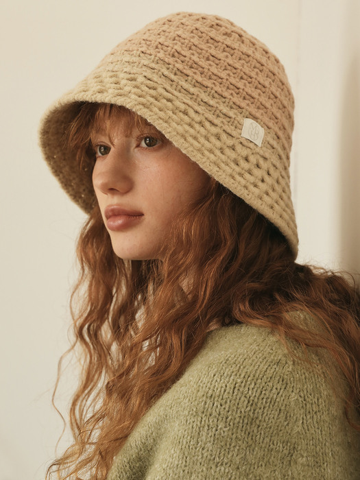 Haz knit crochet bucket hat_4color